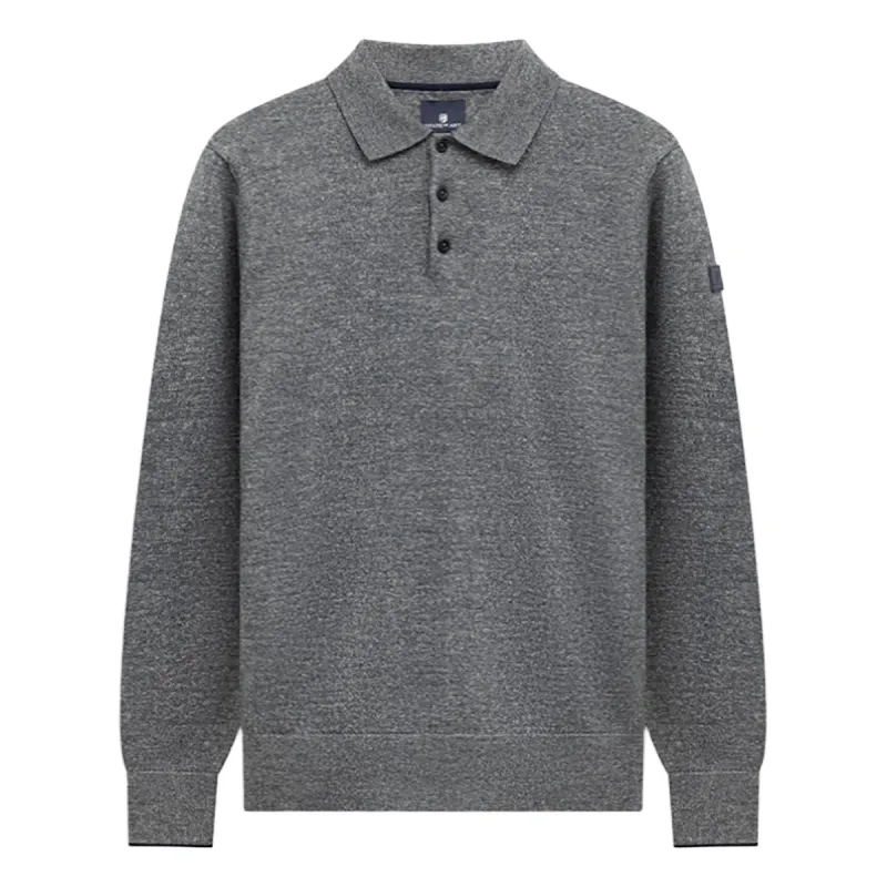 State of Art Pullover Polo Plain donkerblauw:Grint 14126072