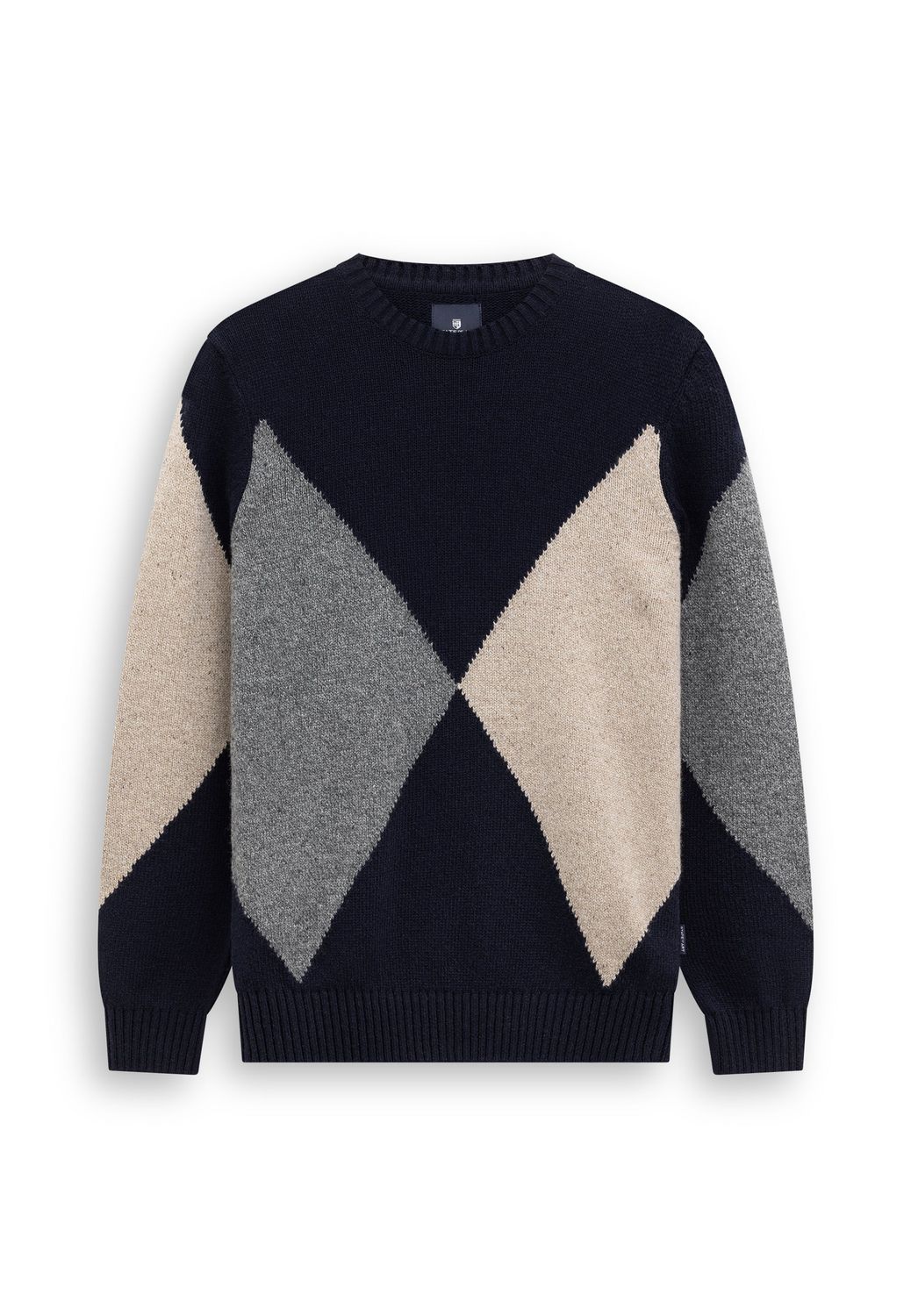 State of Art Pullover Crew-Neck J donkerblauw:Grint 11426088