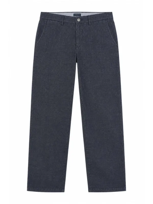 North84 Luxury Comfort Chino Navy Checkered 21286201