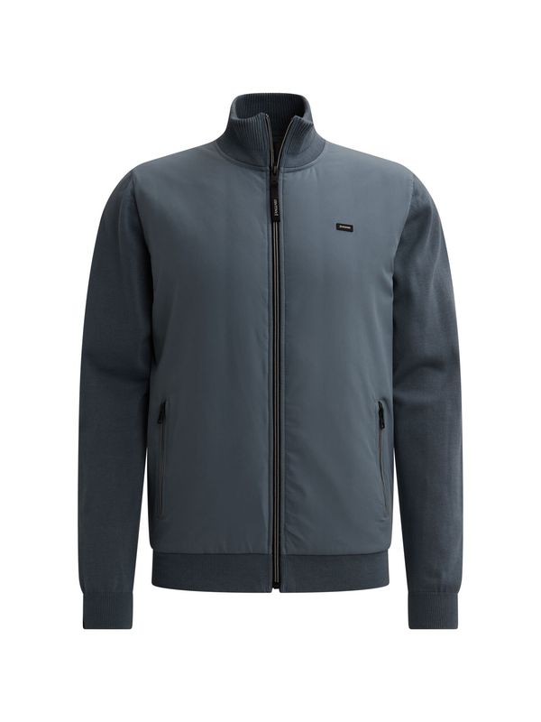 Vanguard Zip jacket cotton modal China Blue VKC2608354