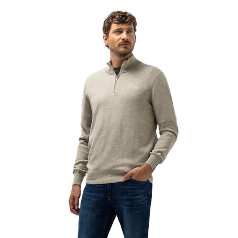 State of Art Pullover Sportzip Pl bladgroen:uni 13126004