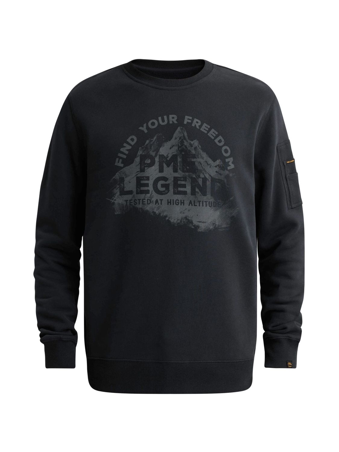 PME Legend Crewneck peach fleece Salute PSW2610473