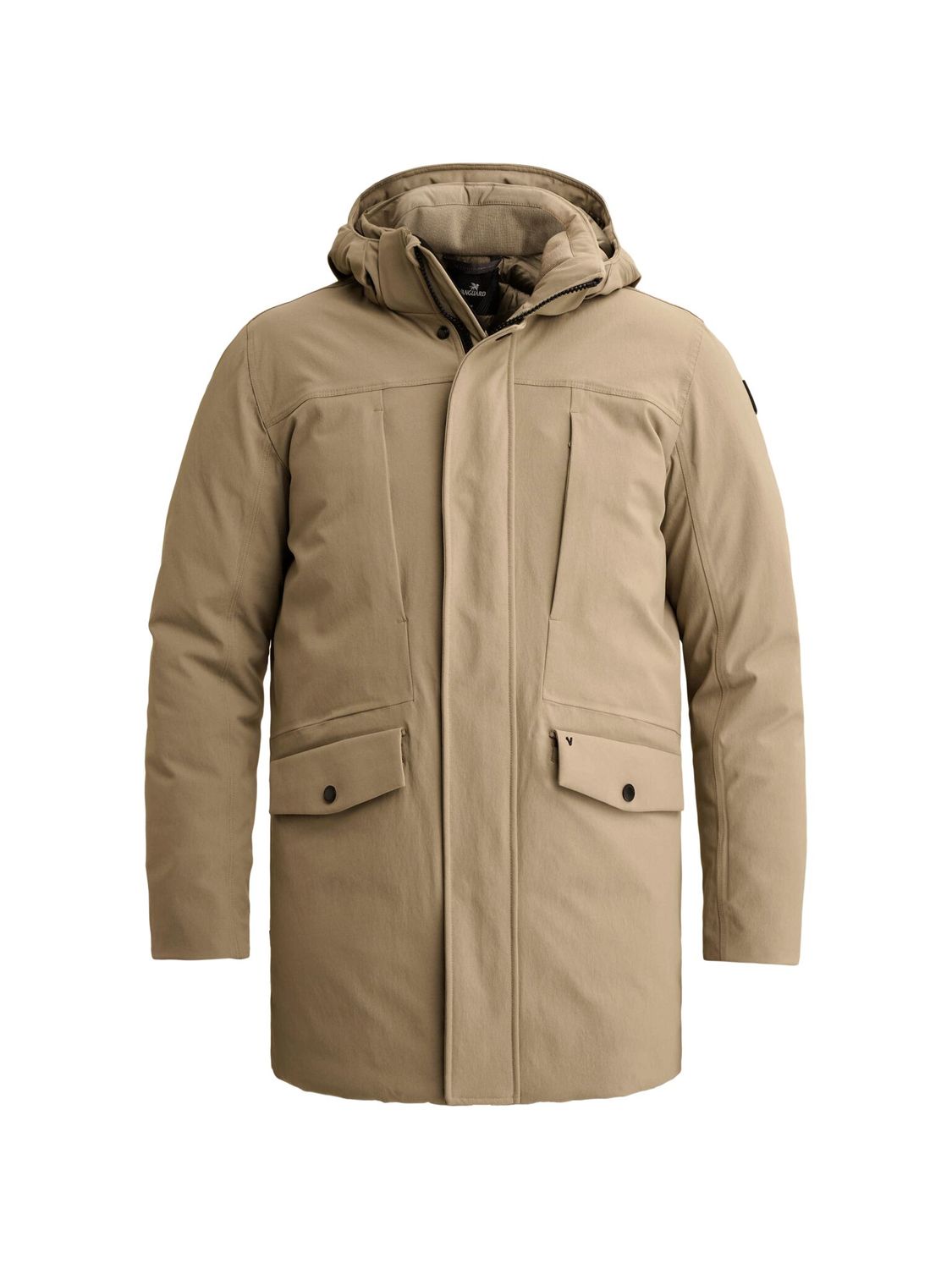 Vanguard Long jacket WRINCK STRETCH Wheelri Greige VJA2609184