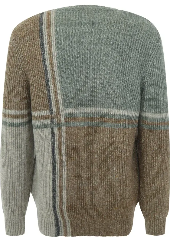 State of Art Pullover Crew-Neck F azuurblauw:lichtgrijs 11526078