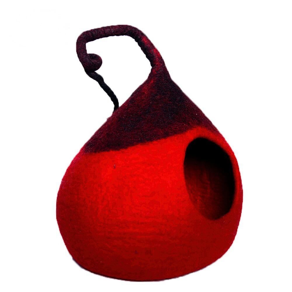 MerryTail: Tail Design Multi-Color Felt Cat Cave