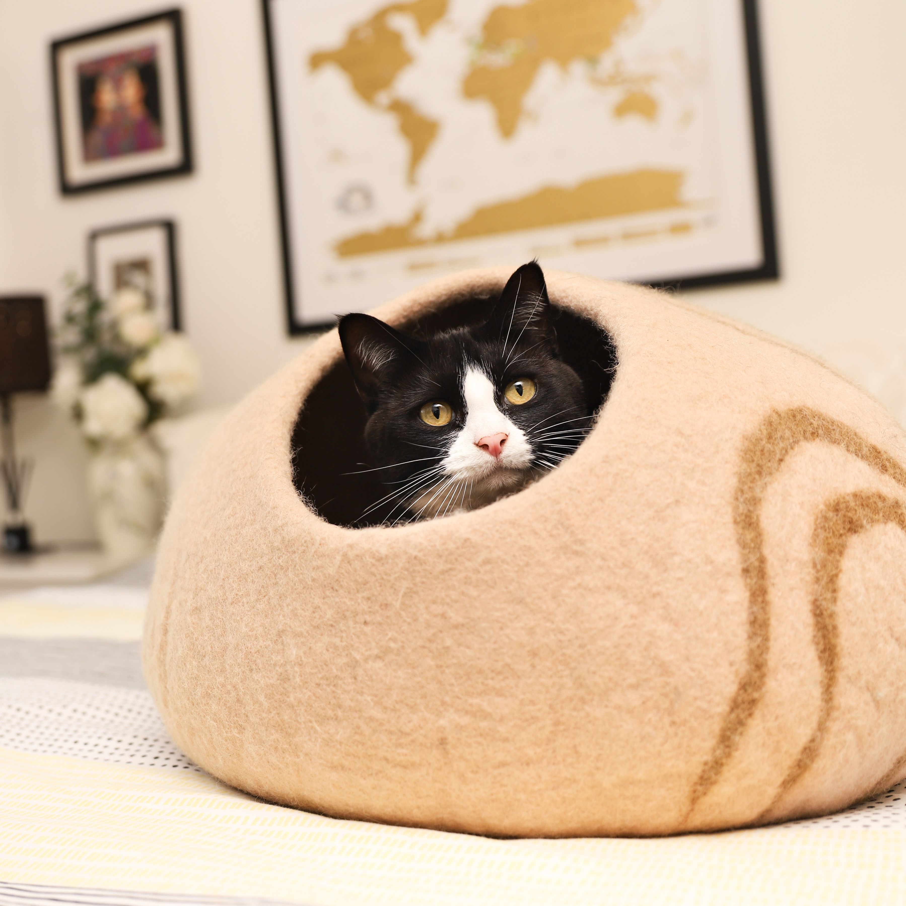 Cozy Classic Caramel Stripe