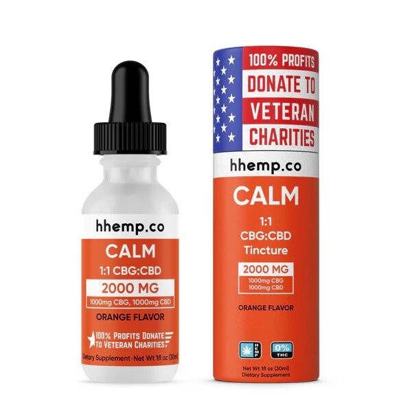 2000mg Tincture -HHemp Co Calm 1-1