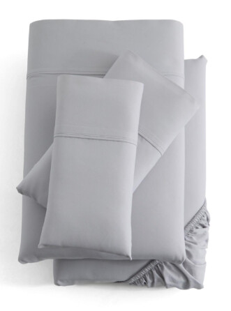Weekender Slate Microfiber Sheet Set - Twin Weekender Slate Microfiber Sheet Set - Twin