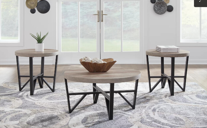 DeanLee Table Set (3 pieces)