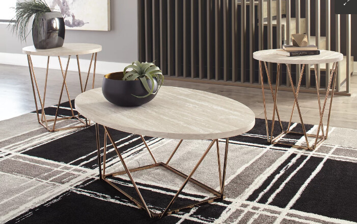 Tarica Table Set (3 pieces)
