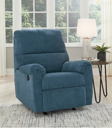 Miravel Blue Recliner