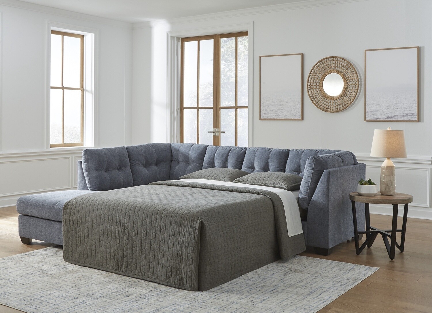 Marleton Sectional w/ Queen Sleeper (Special Order)