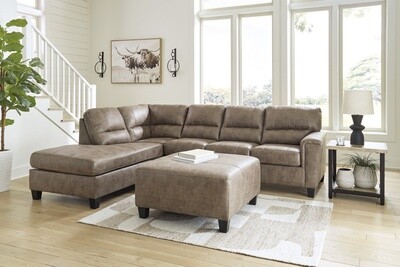 Navi Sofa Chaise - Fossil