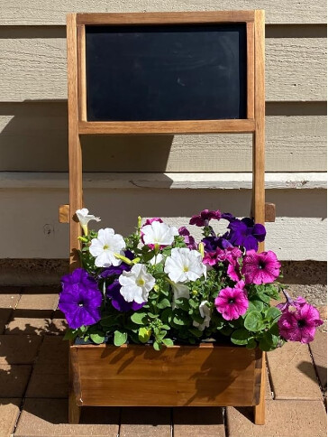 PW Chalkboard Planter with Box