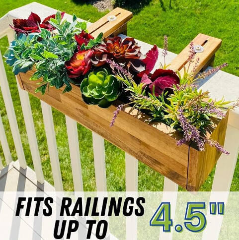 PW HP 004 Railing Planter Box
