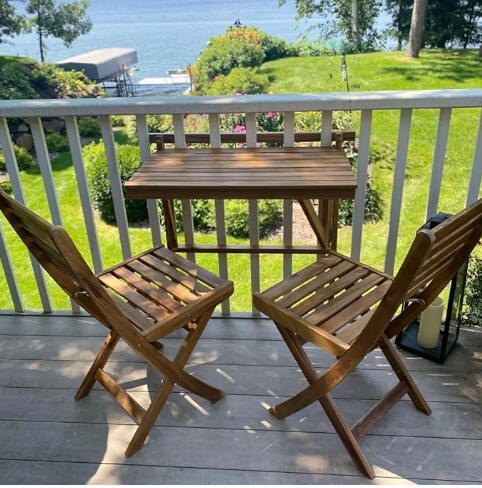 PW Acacia Folding Chair