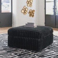 Midnight-Madness Oversized Ottoman