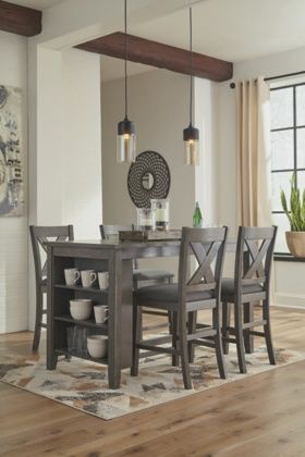 Caitbrook Upholstered Barstool W/ Backrest (2/CN)