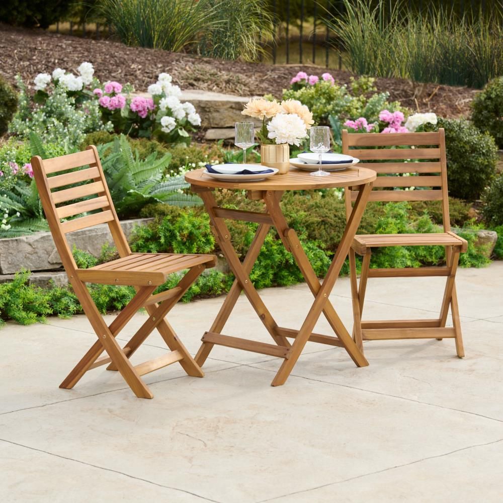 PW Acacia Folding Chair