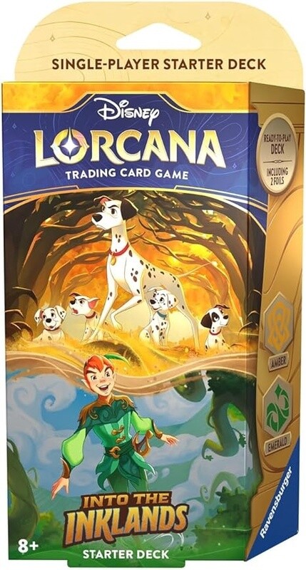 Disney Lorcana TCG: Into The Inklands Amber and Emerald Starter Deck