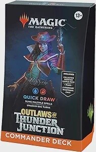 Magic the Gathering CCG: Outlaws of Thunder Junction Commander Deck, Commander Deck: Quick Draw
