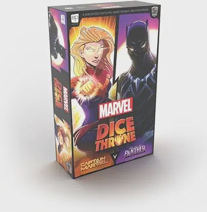 Marvel Dice Throne: 2-Hero Box 1 (Captain Marvel &amp; Black Panther)