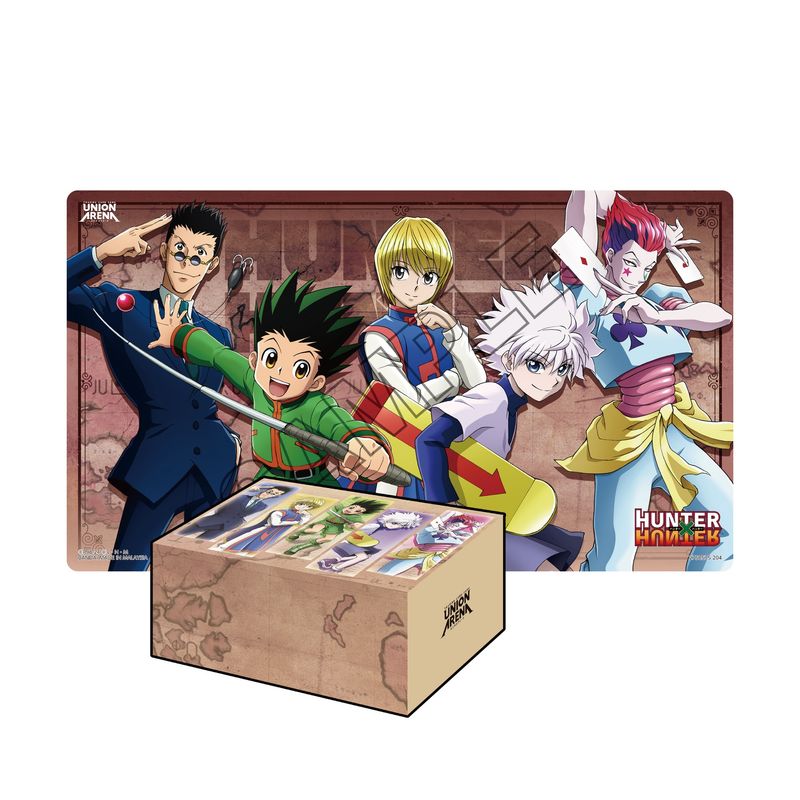 Union Arena: Playmat &amp; Half Storage Box Set- Hunter X Hunter