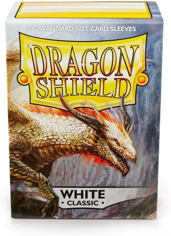 Dragon Shield Sleeves: Standard- Classic White (100 ct.)