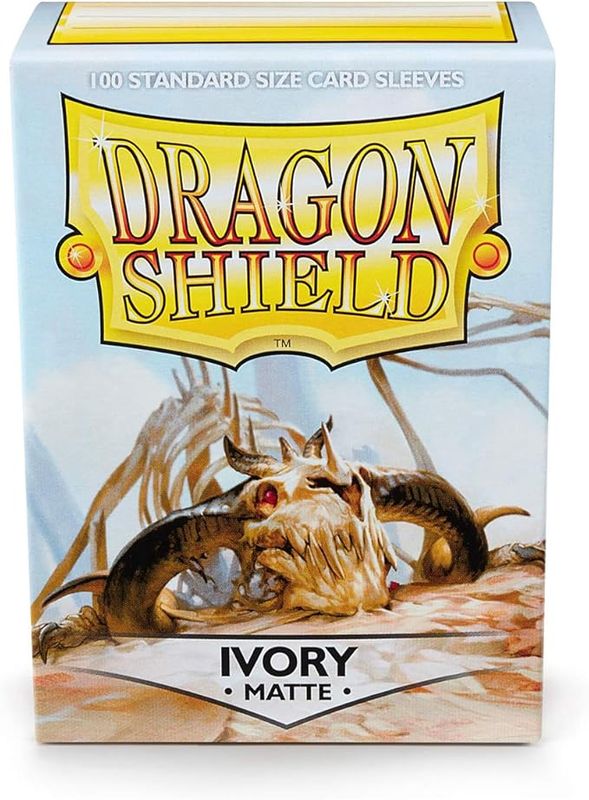 Dragon Shield Sleeves: Standard- Matte Ivory (100 ct.)