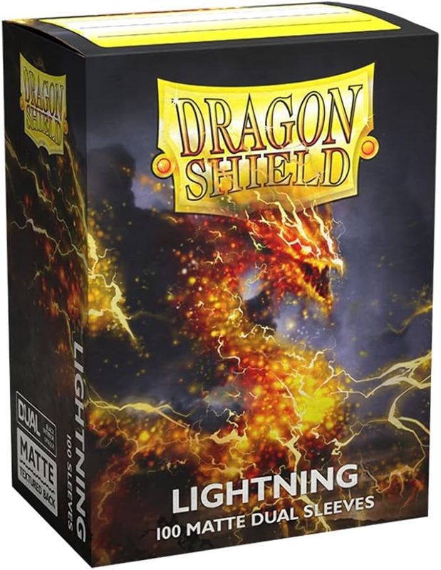 Dragon Shield Sleeves: Standard DUAL- Matte Lightning 'Ailia' (100 ct.)