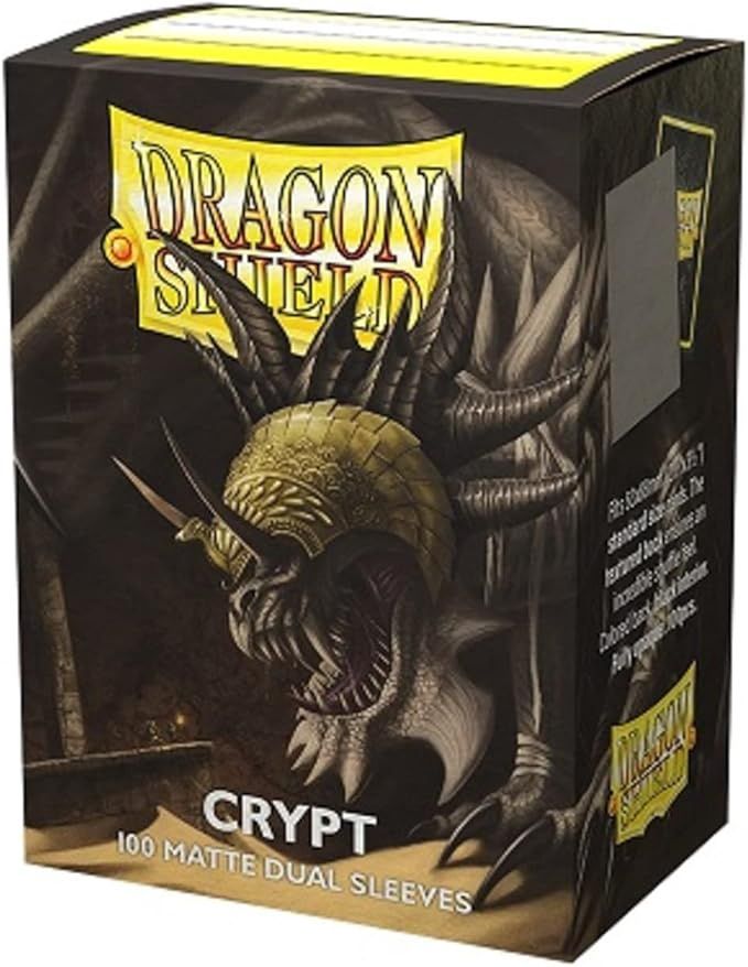 Dragon Shield Sleeves: Standard DUAL- Matte Crypt &#39;Neonen&#39; (100 ct.)