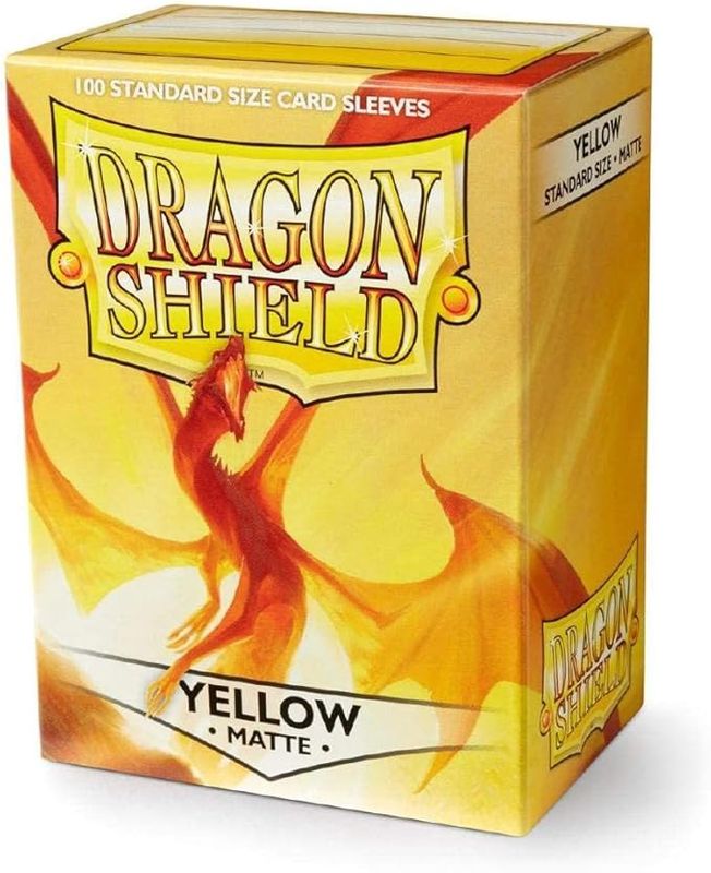 Dragon Shield Sleeves: Standard - Matte Yellow (100 ct.)