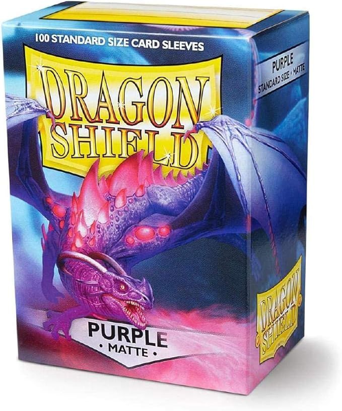 Dragon Shield Sleeves: Standard- Matte Purple (100 ct.)
