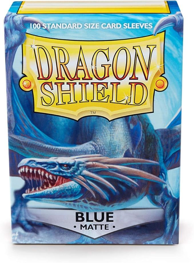 Dragon Shield Sleeves: Standard - Matte Blue (100 ct.)