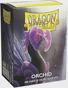 Dragon Shield Sleeves: Standard DUAL- Matte Orchid 'Emme' (100 ct.)