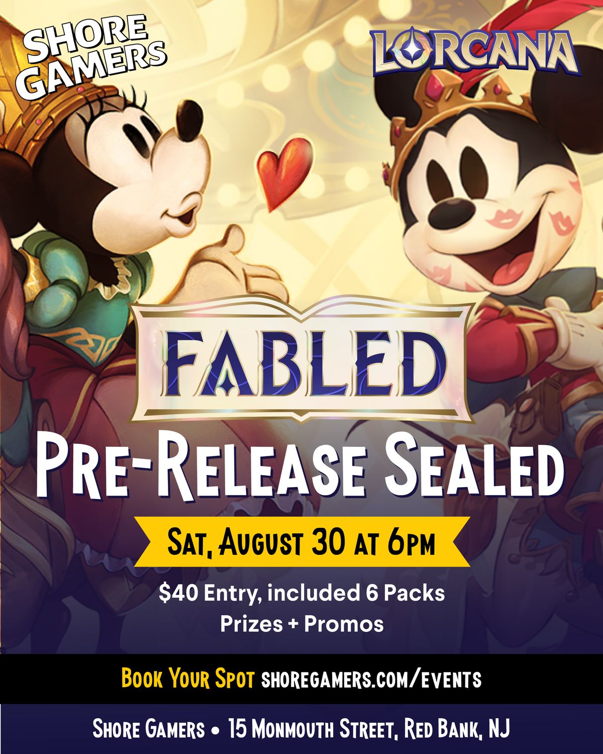 Lorcana Pre-Release - Fabled - Sealed