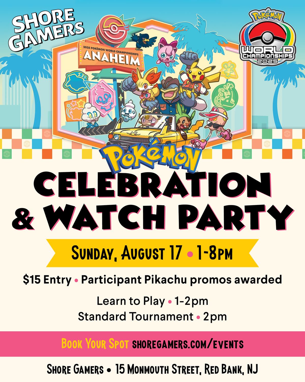 Pokémon 2025 World Championship Celebration Tournament and Watch Party