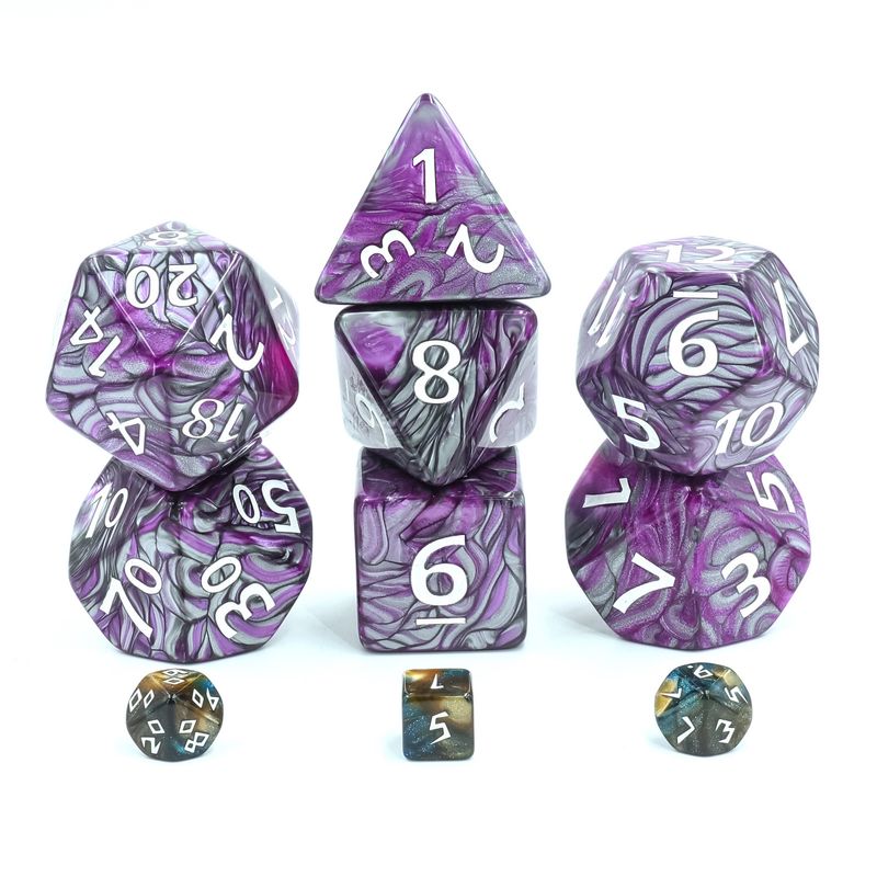 55mm Jumbo Dice - Purple Rain