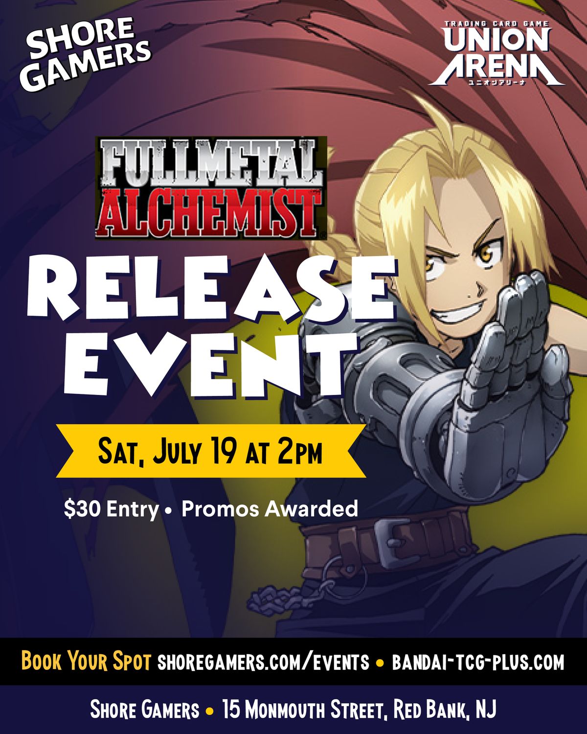 Union Arena Release Event - FullMetal Alchemist