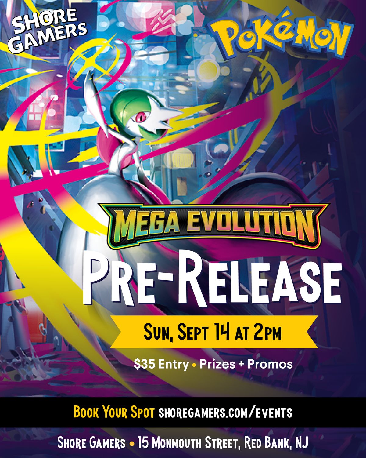 Pokémon Pre-Release - Mega Evolution - September 14th at 2pm