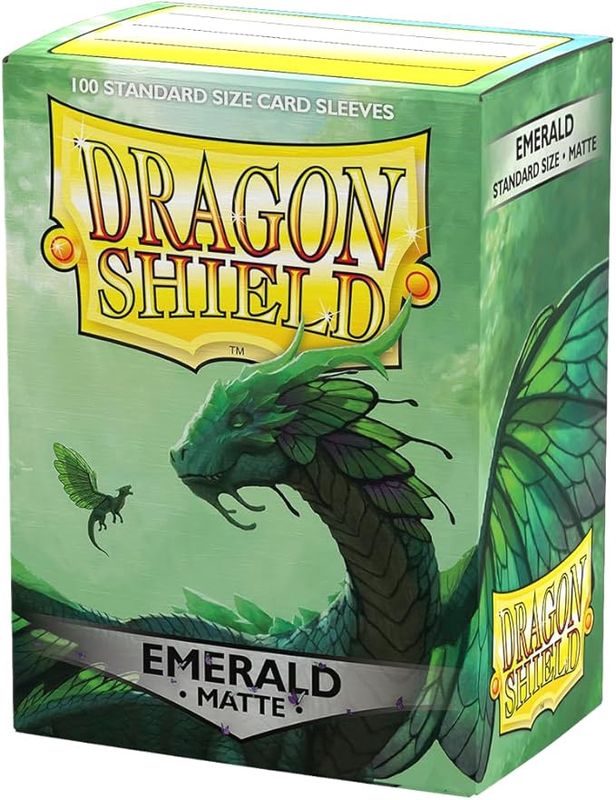 Dragon Shield Sleeves: Standard - Matte Emerald (100 ct.)