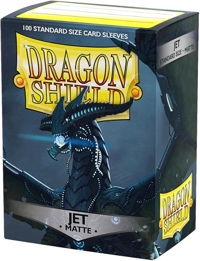 Dragon Shield Sleeves: Standard - Matte Jet (100 ct.)
