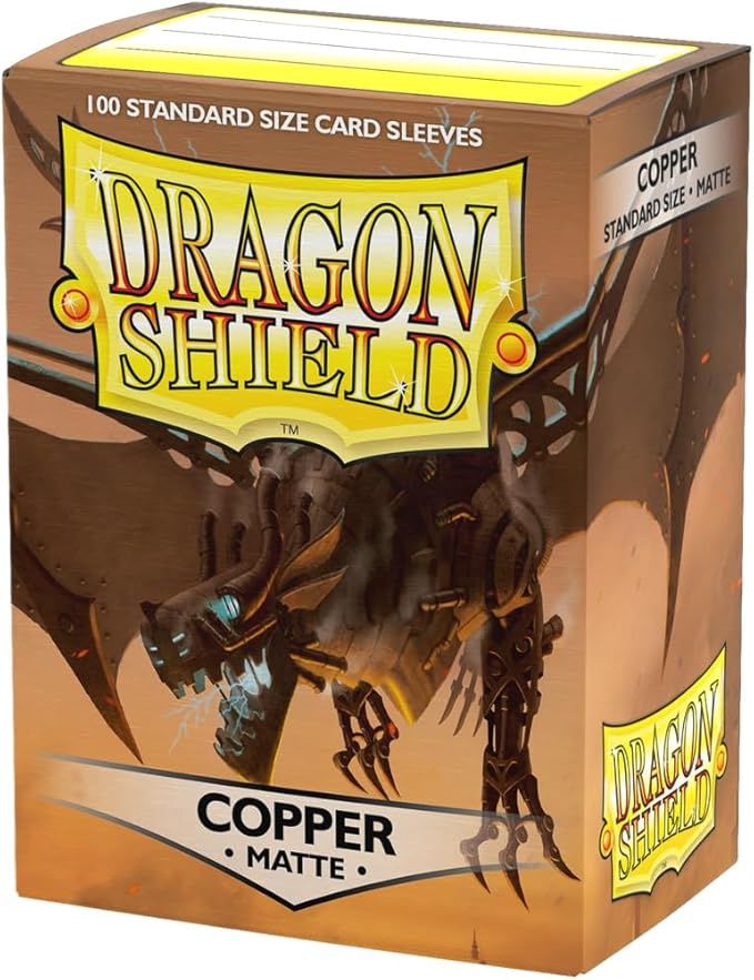 Dragon Shields: (100) Matte Copper (DISPLAY 10)