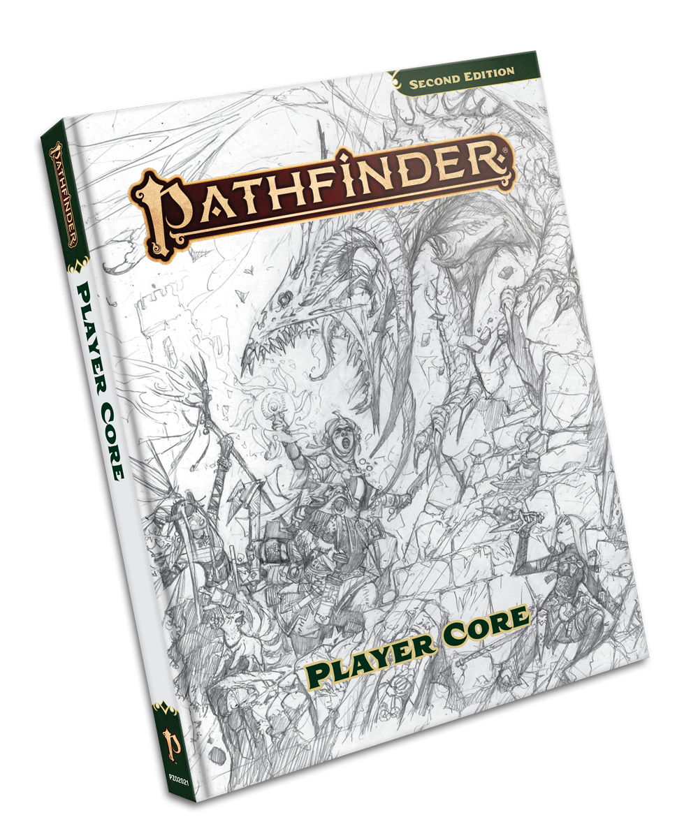 Pathfinder RPG: Player Core Rulebook Hardcover (Sketch Cover Edition) (P2)