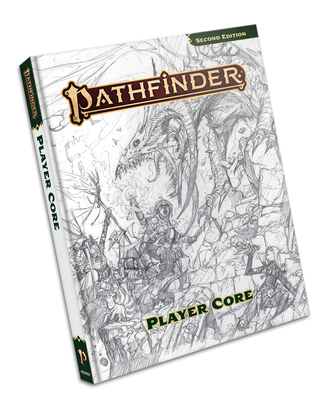 Pathfinder RPG: Player Core Rulebook Hardcover (Sketch Cover Edition) (P2)