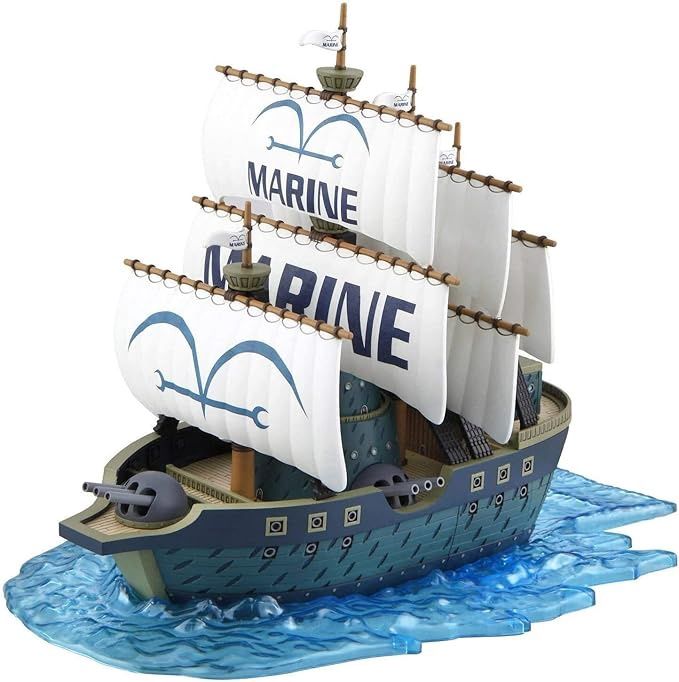 Bandai Hobby: One Piece Grand Ship Collection Model Kit - Marine Ship