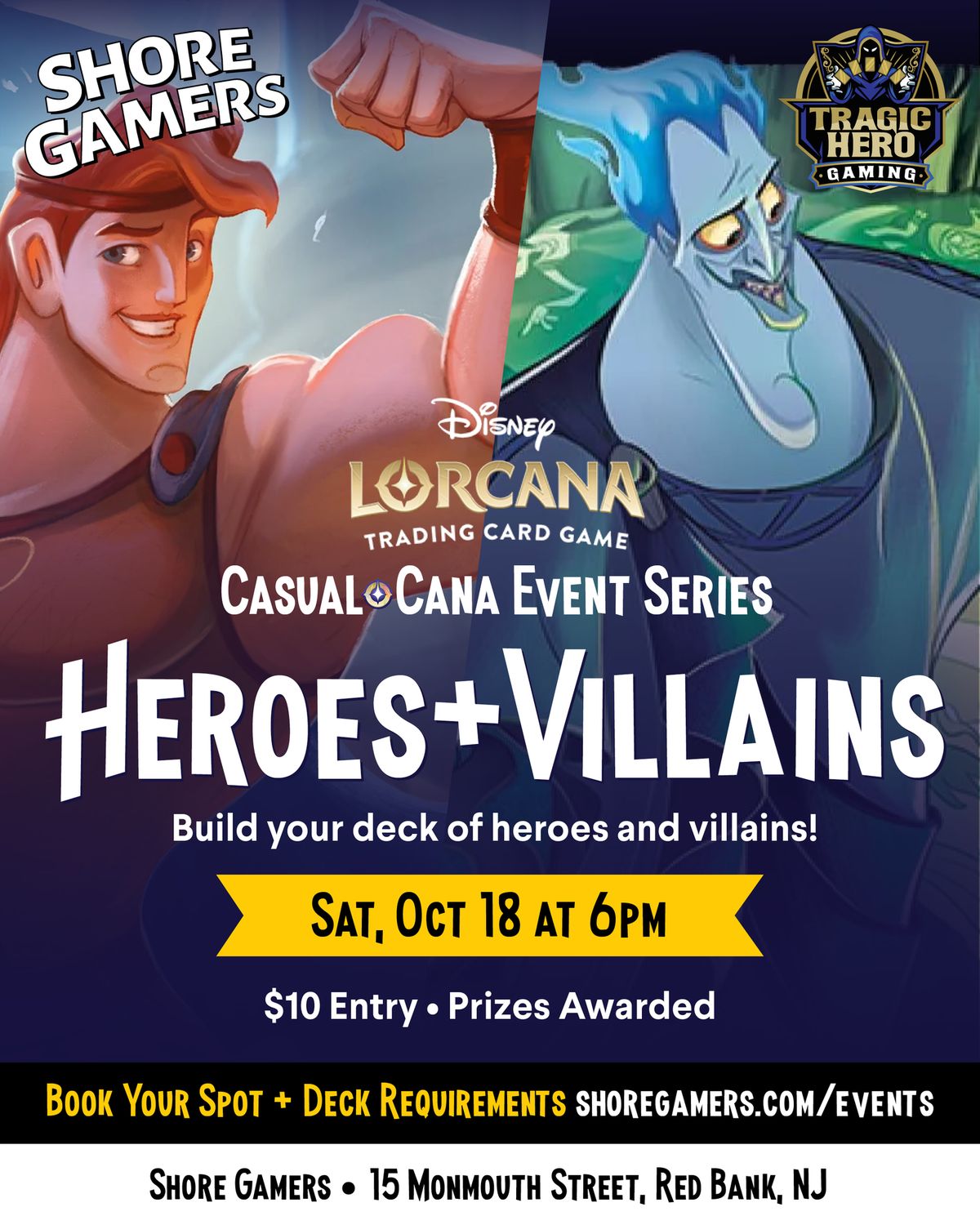 Lorcana Heroes + Villains Tournament
