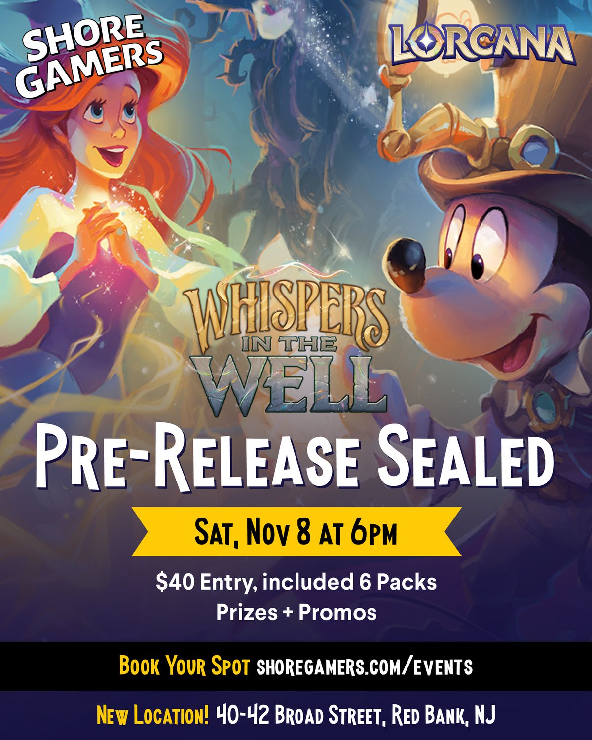Lorcana Pre-Release - Whispers in the Well - Sealed