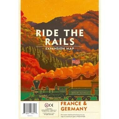 Iron Rail: 2 - Ride the Rails - France &amp; Germany Map Expansion