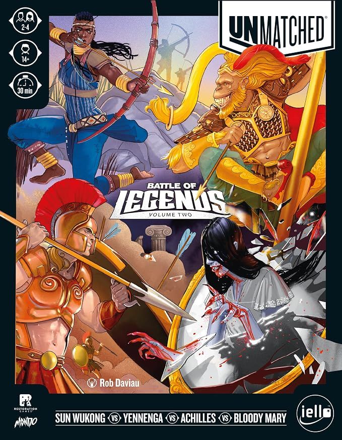 Unmatched: Battle of Legends Vol. 2 - Achilles, Yennenga, Sun Wukong, Bloody Mary